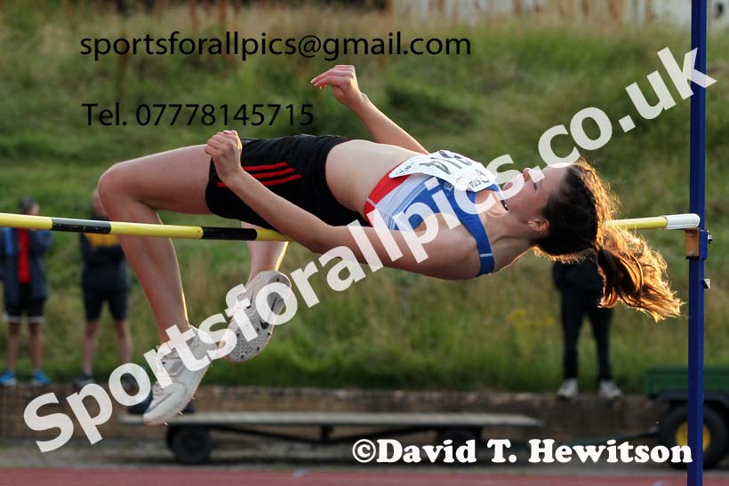 High jump, 2021 North East Grand Prix 6, Monkton, Wednesday, August 4th. Photo: David T. Hewitson/Sports for All Pics